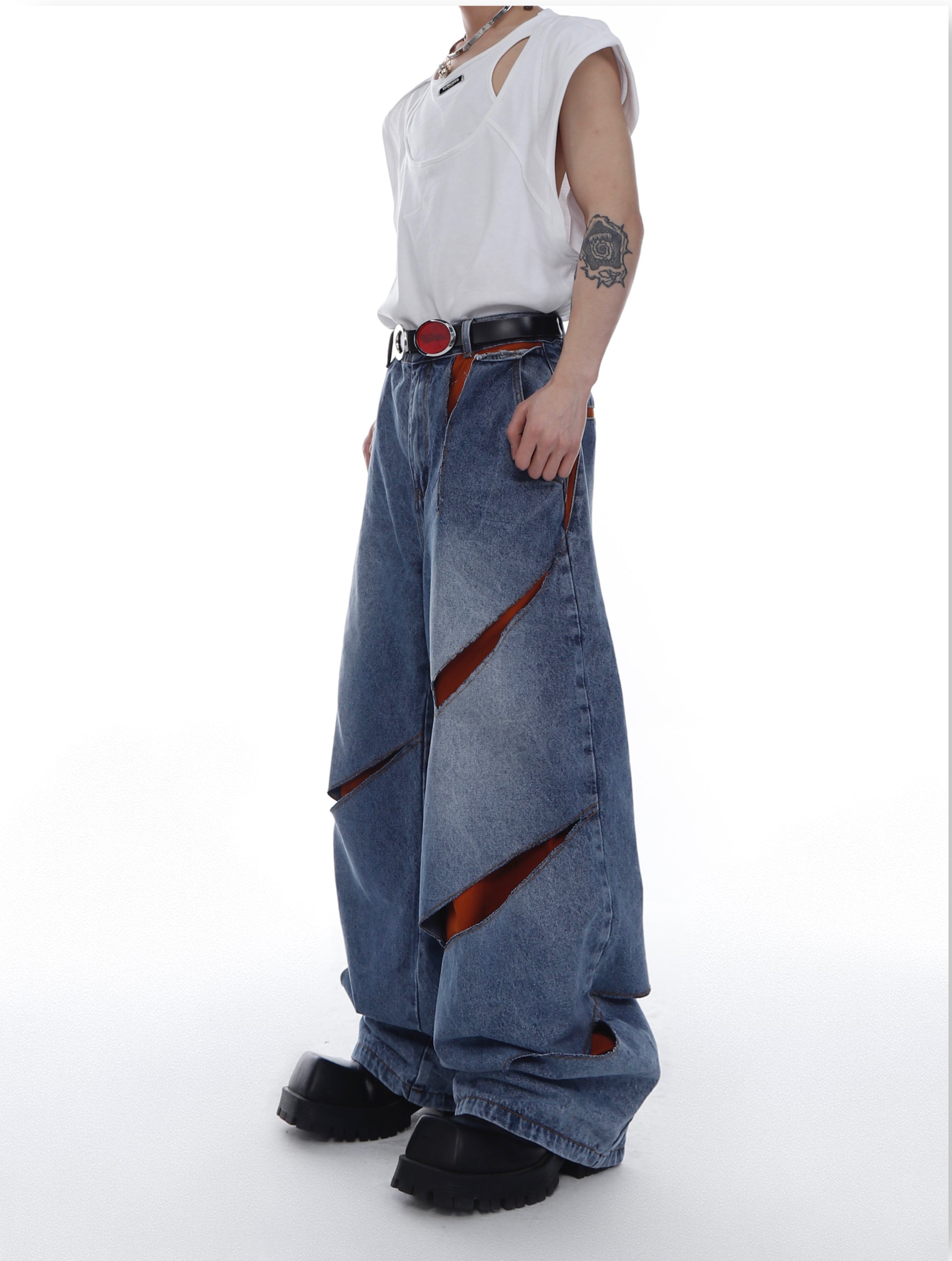 【23s Feb.】Knife Cut Style Jeans