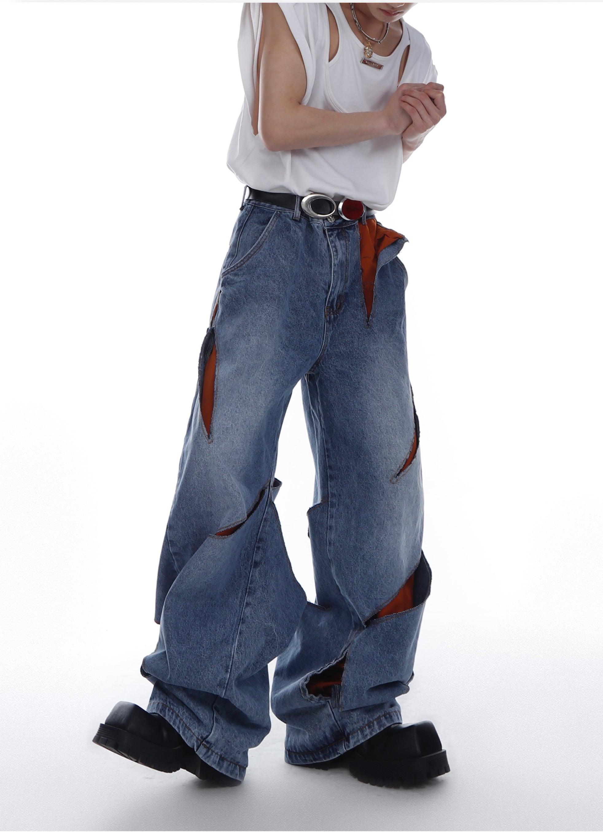 【23s Feb.】Knife Cut Style Jeans