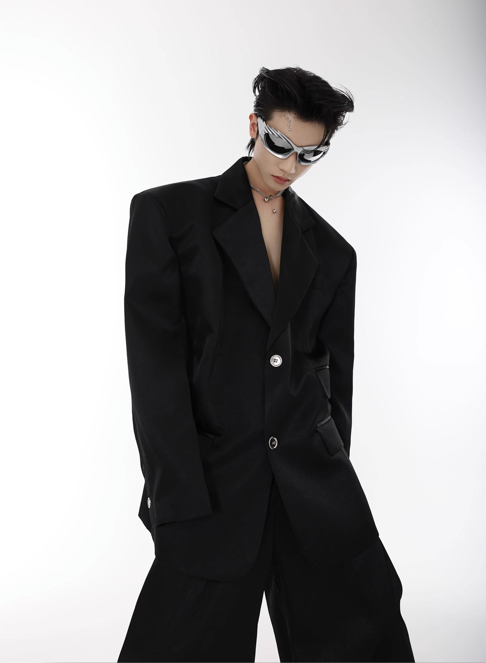 【23s August.】Simple Shoulder Pad Suit-IYAMIUIO
