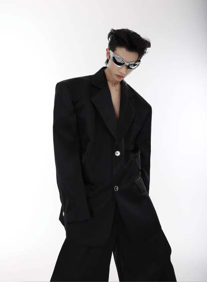 【23s August.】Simple Shoulder Pad Suit-IYAMIUIO