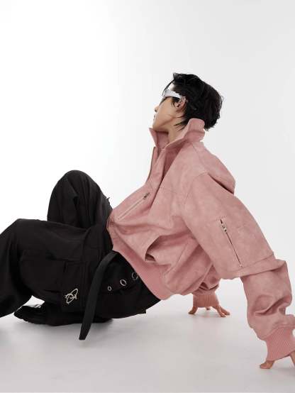 【23s August】Gradient Shoulder Pad Jacket-IYAMIUIO