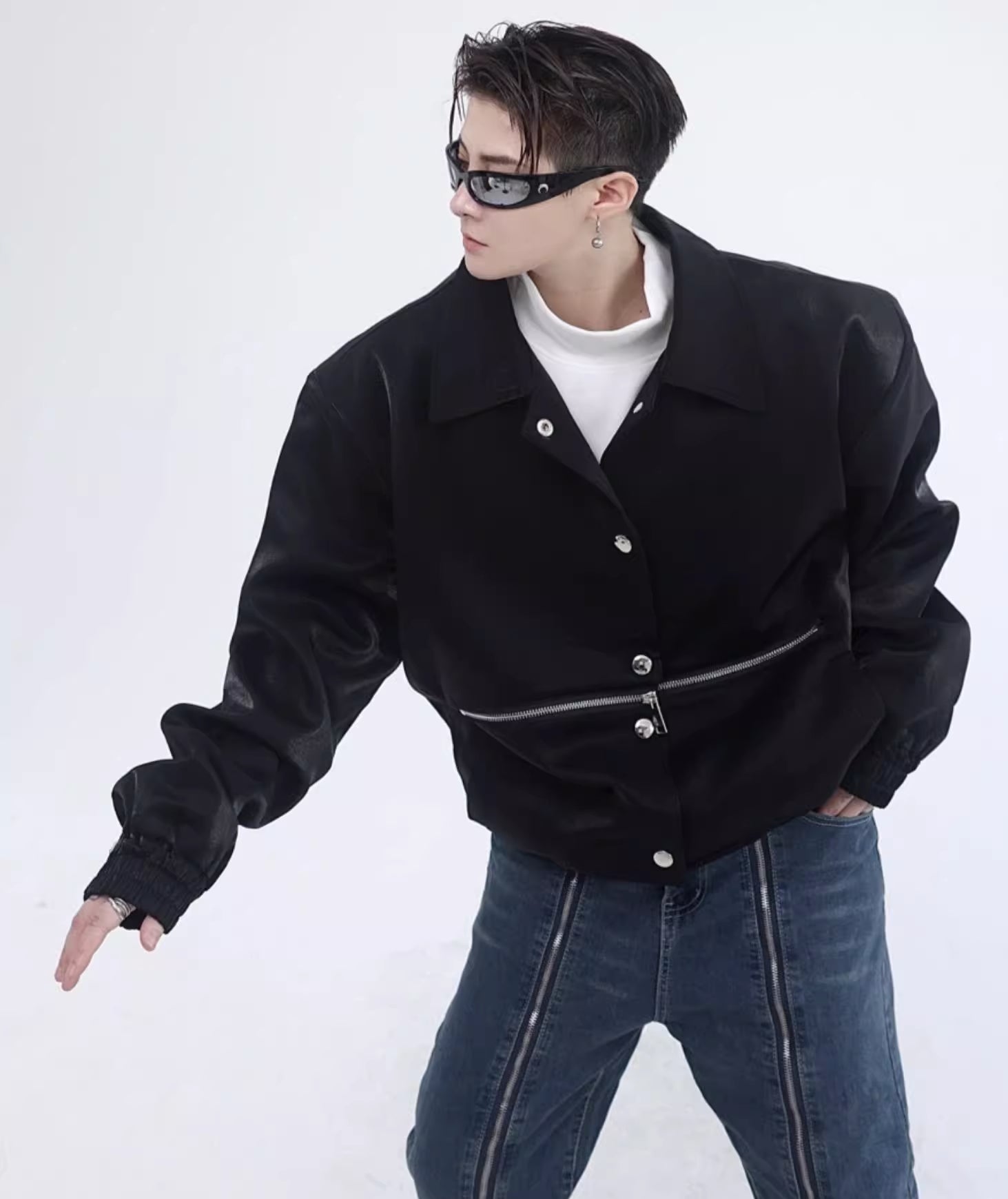 【23s August.】Streamer Multi Zip Jacket-IYAMIUIO