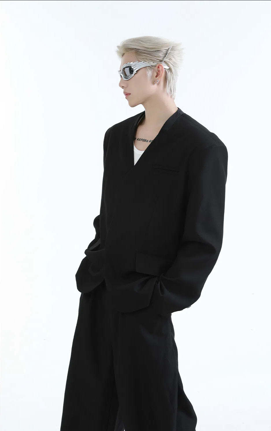 【24s Aug.】Casual Simple Large V-neck Suit-IYAMIUIO