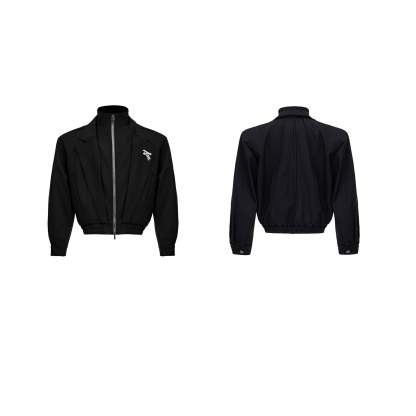 【24s Oct.】Double Collar Patchwork Jacket-IYAMIUIO