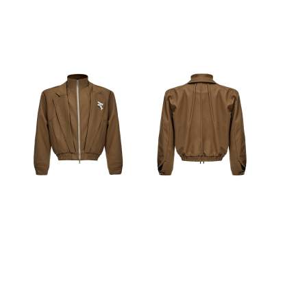 【24s Oct.】Double Collar Patchwork Jacket-IYAMIUIO