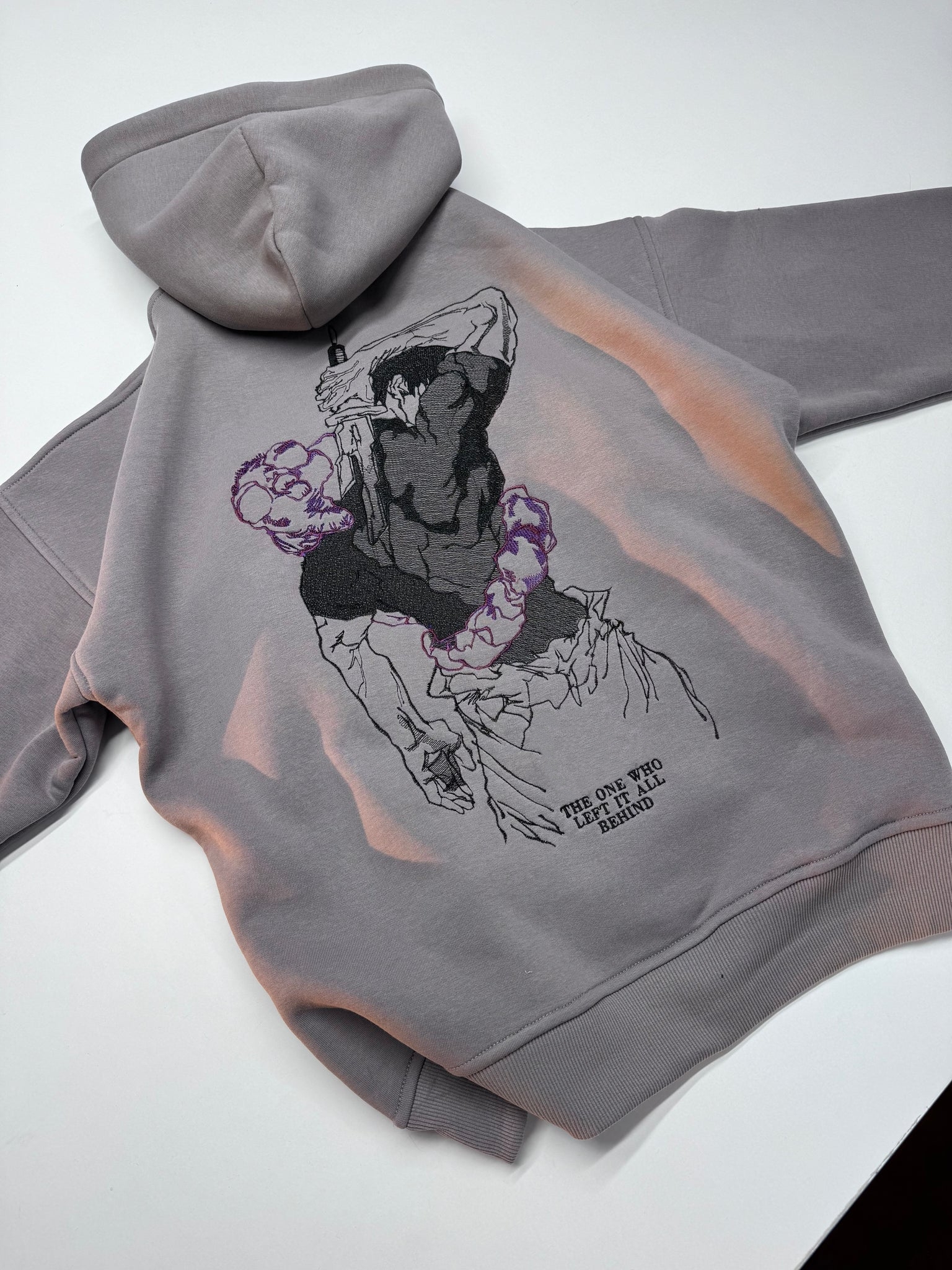 JJK Embroidered Hoodie-IYAMIUIO