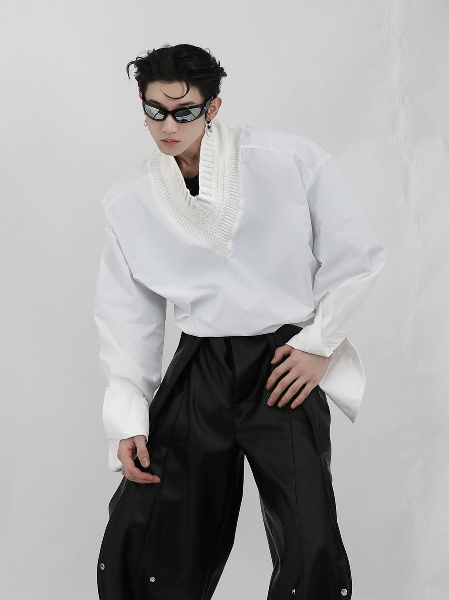 V-shaped Shirt-IYAMIUIO