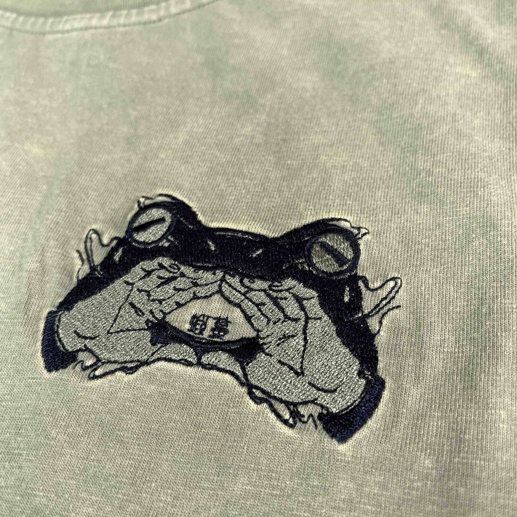 Toad Embroidery T-shirt-IYAMIUIO