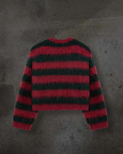 NIGHTMARE MOHAIR (RED/GREEN)-IYAMIUIO