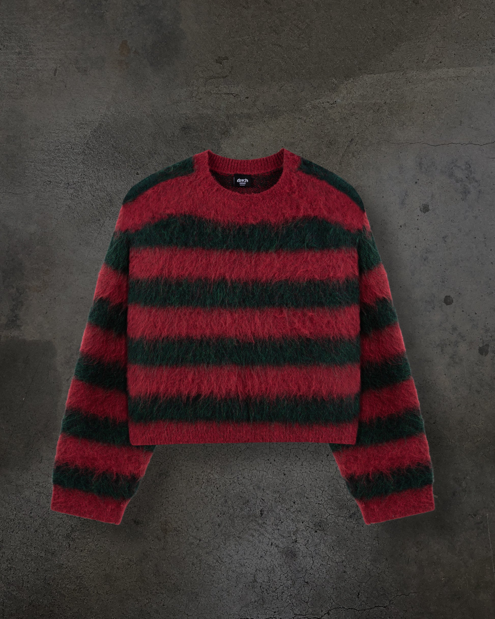 NIGHTMARE MOHAIR (RED/GREEN)-IYAMIUIO