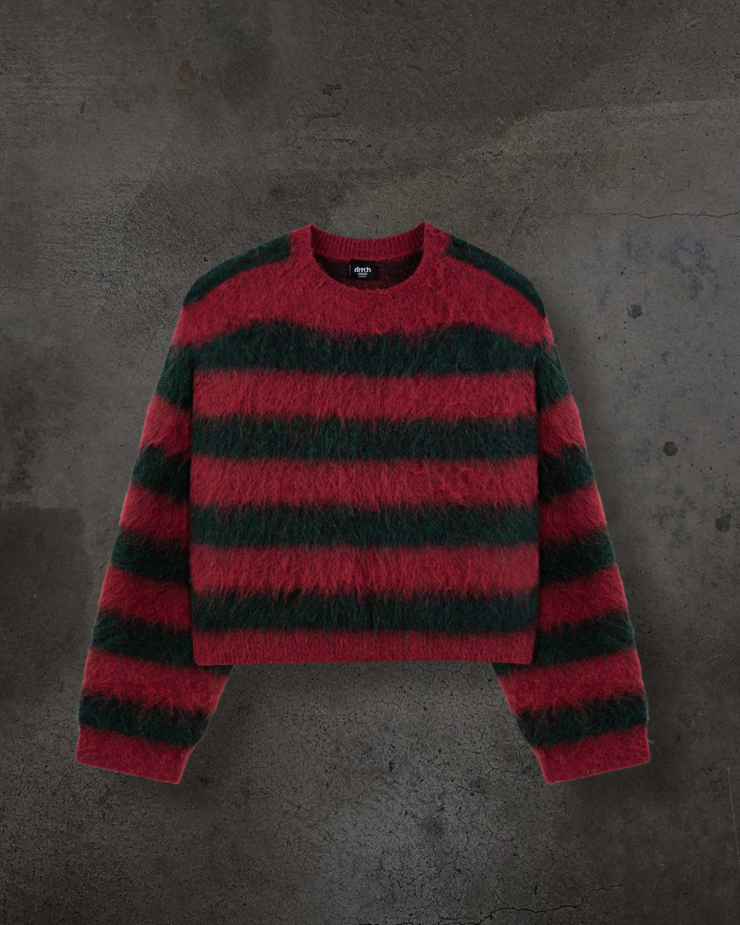 NIGHTMARE MOHAIR (RED/GREEN)-IYAMIUIO