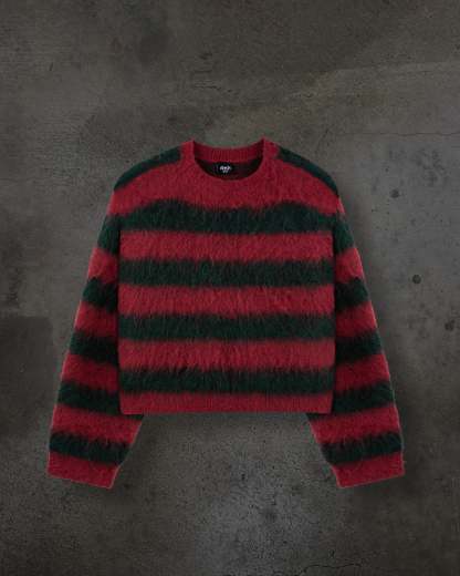 NIGHTMARE MOHAIR (RED/GREEN)-IYAMIUIO