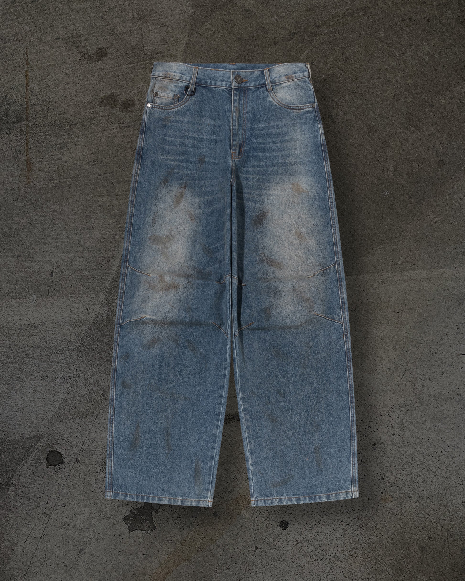 BAGGY DENIM (MUDDY)-IYAMIUIO