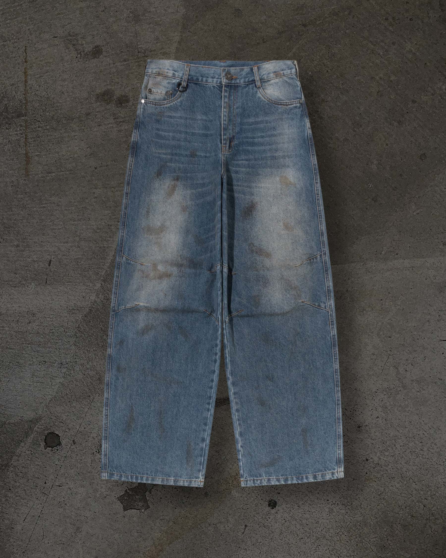 BAGGY DENIM (MUDDY)-IYAMIUIO