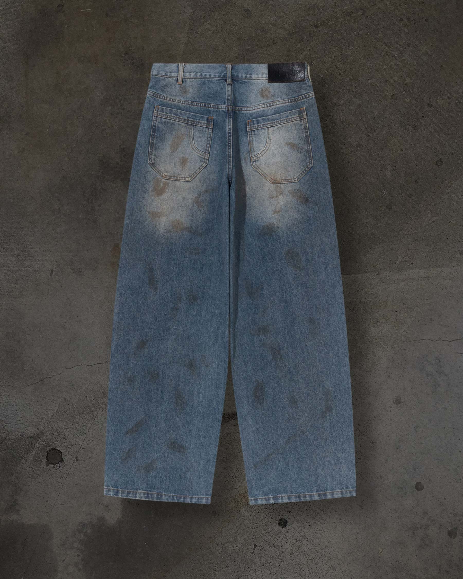 BAGGY DENIM (MUDDY)-IYAMIUIO