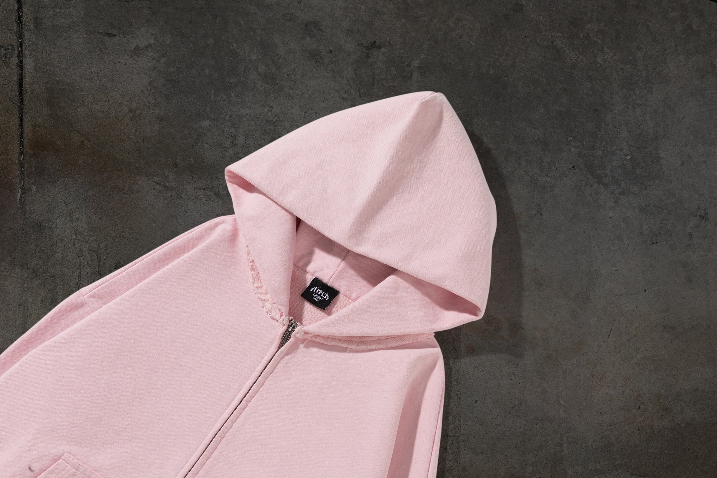 BLANK ZIPUP (BABY PINK)-IYAMIUIO