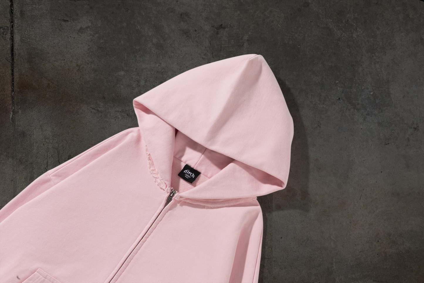 BLANK ZIPUP (BABY PINK)-IYAMIUIO