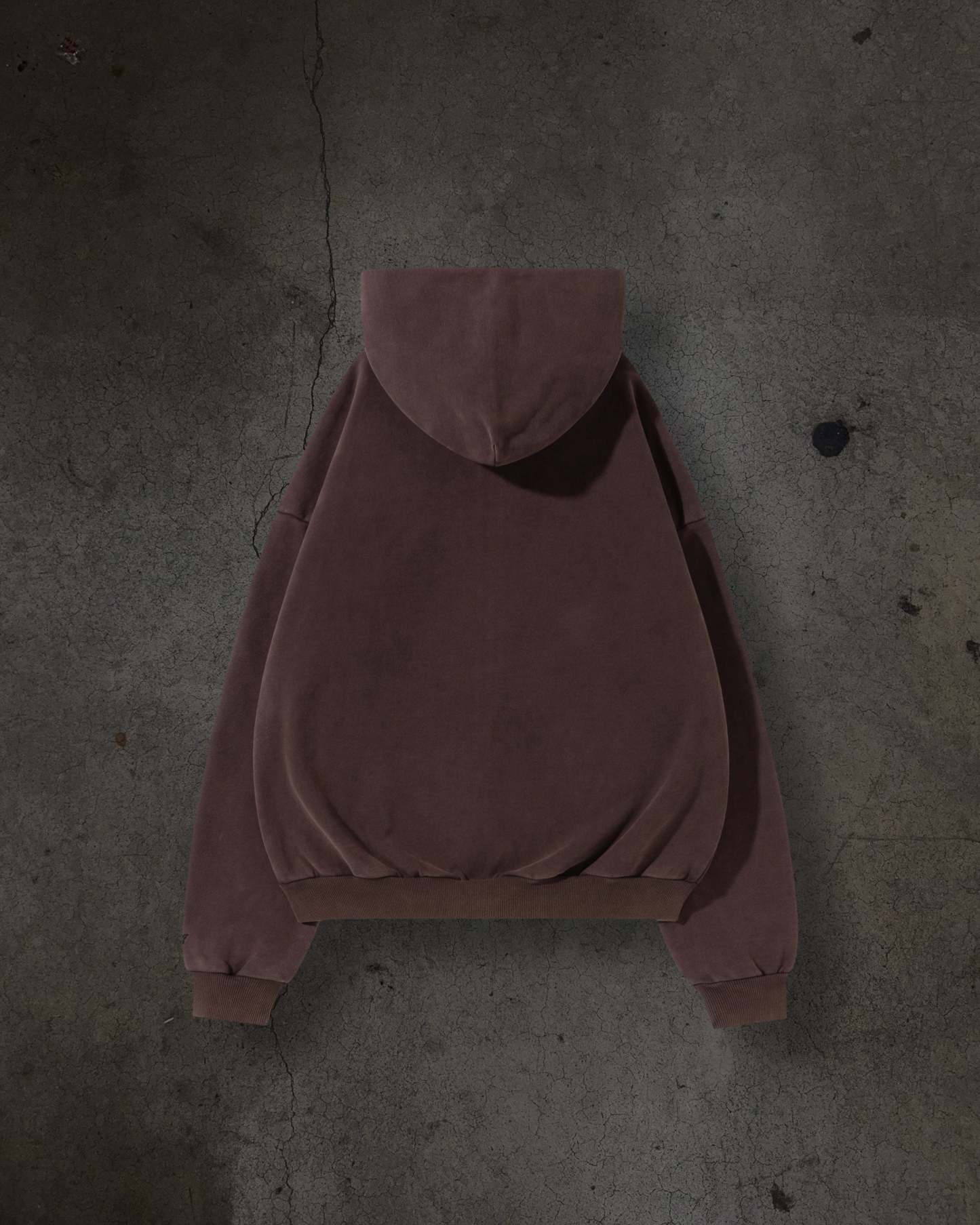 BLANK ZIPUP (MOCHA)-IYAMIUIO