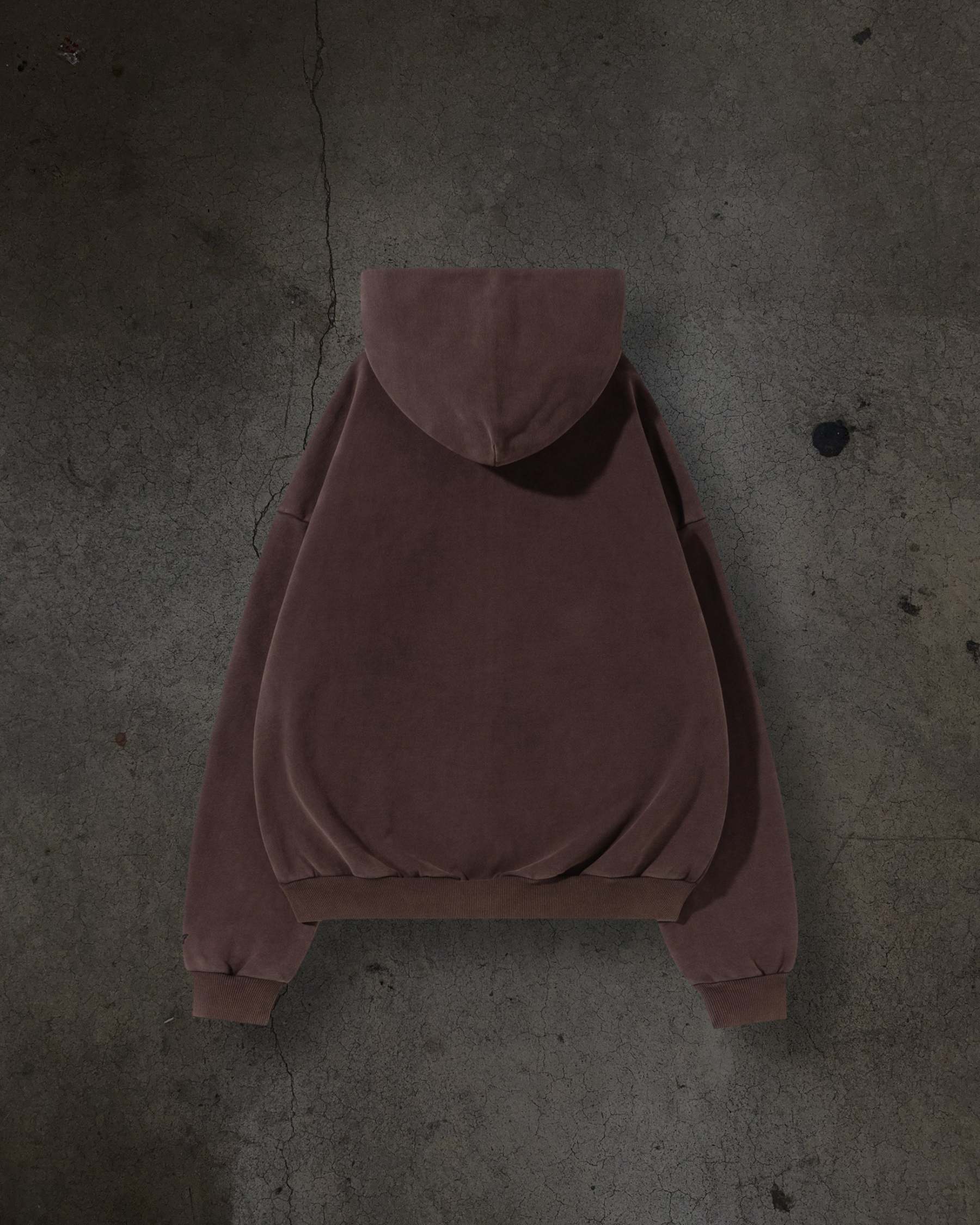 BLANK ZIPUP (MOCHA)-IYAMIUIO