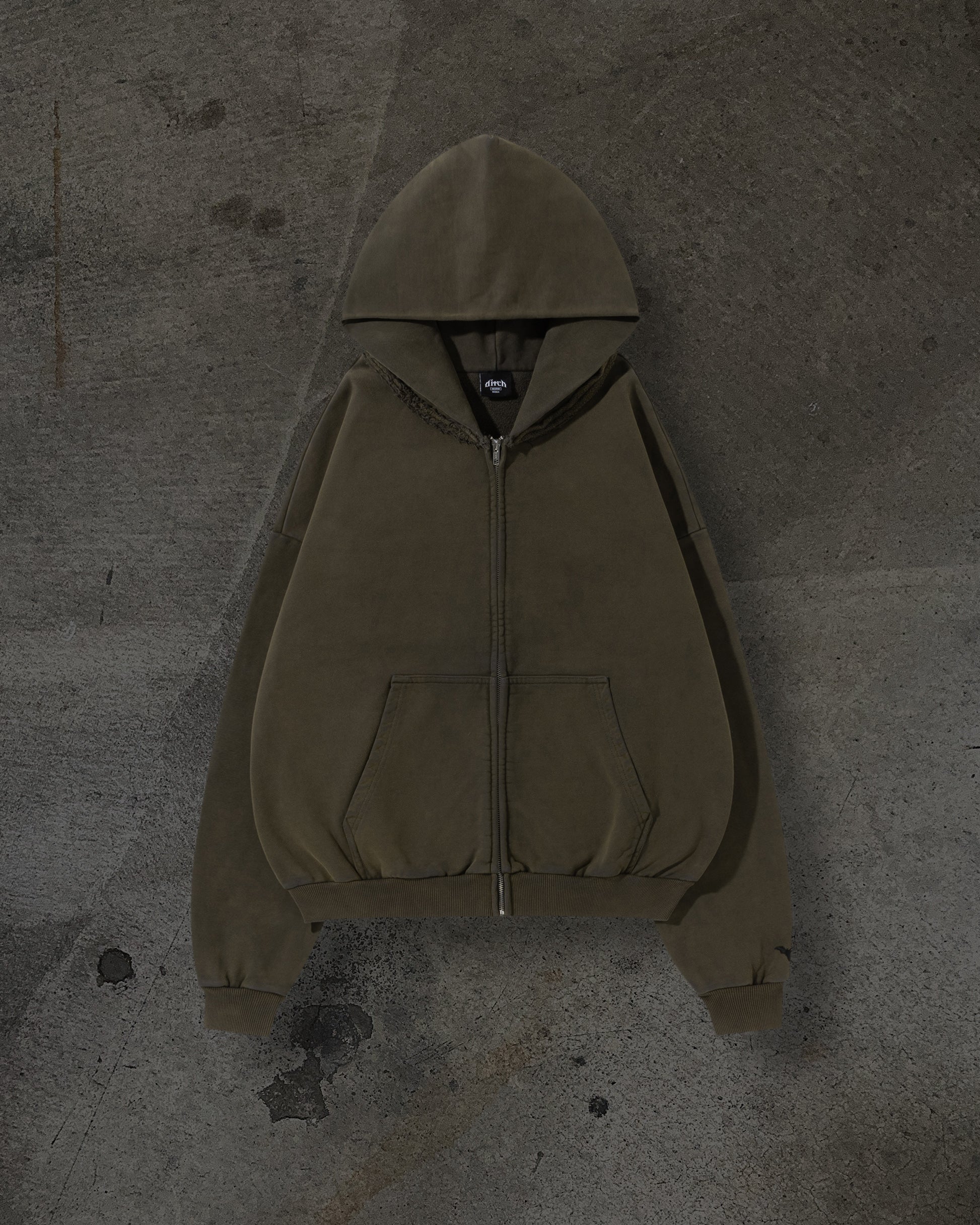 BLANK ZIPUP (ASH)-IYAMIUIO