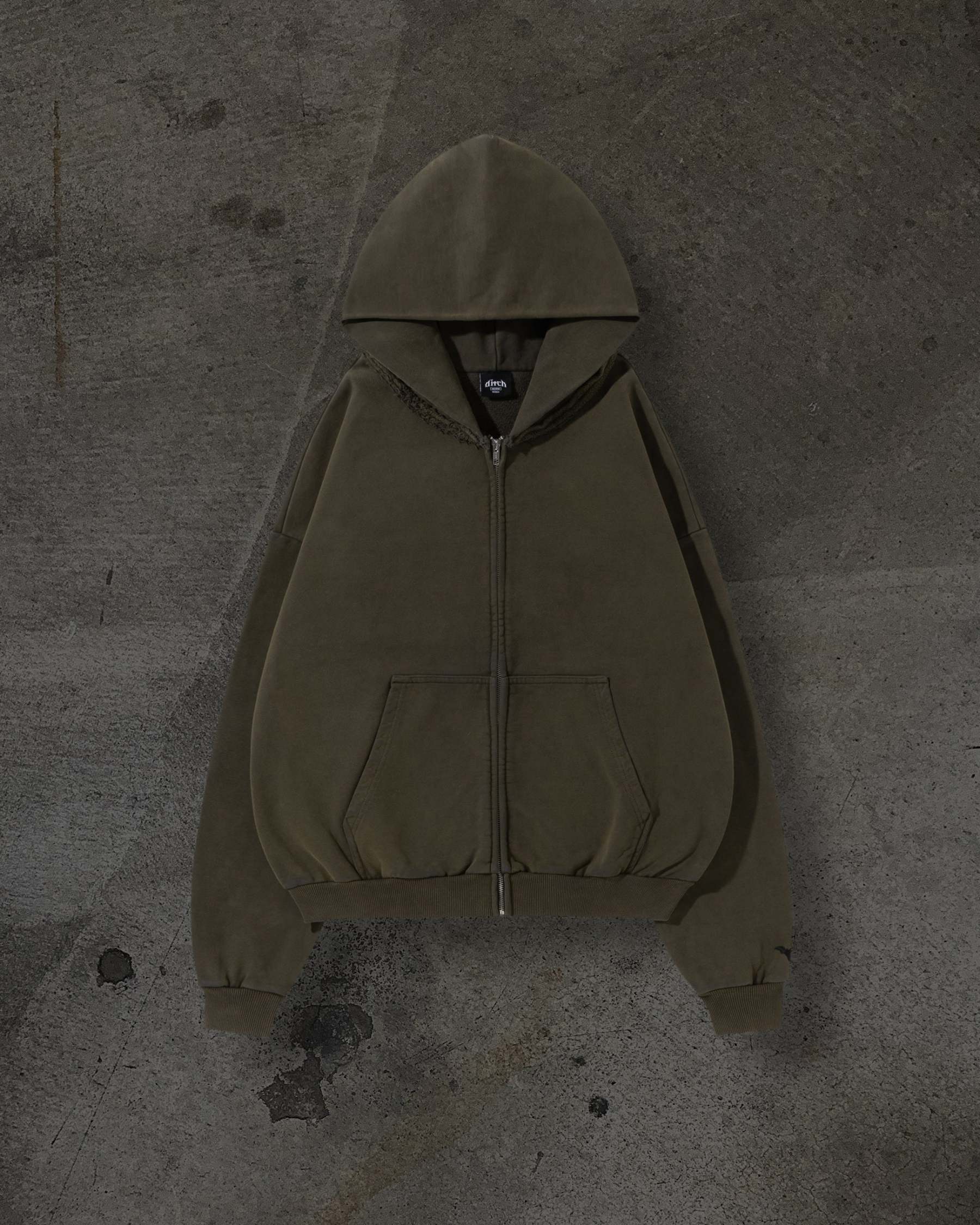 BLANK ZIPUP (ASH)-IYAMIUIO