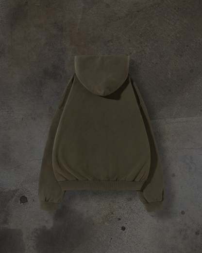 BLANK ZIPUP (ASH)-IYAMIUIO