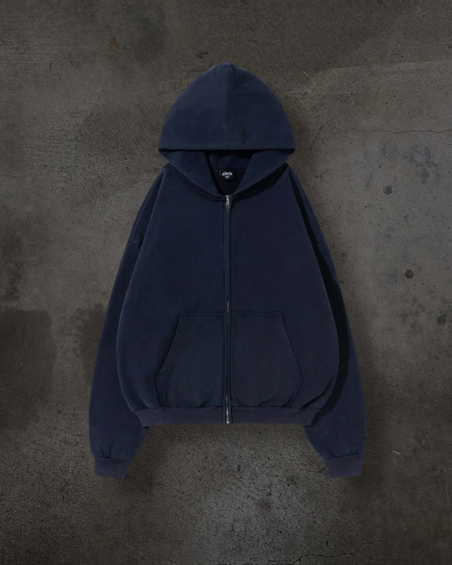 BLANK ZIPUP (NAVY)-IYAMIUIO