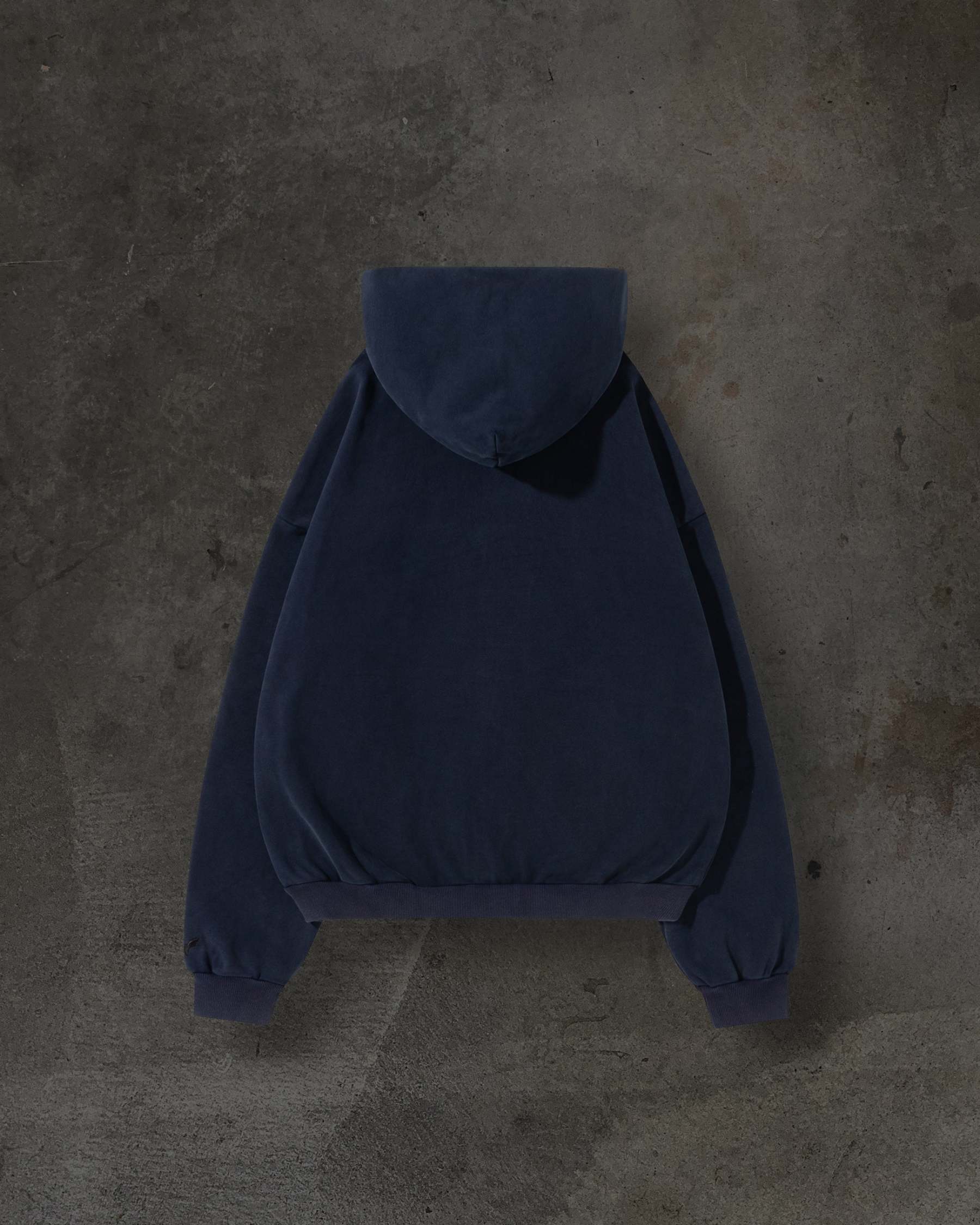 BLANK ZIPUP (NAVY)-IYAMIUIO