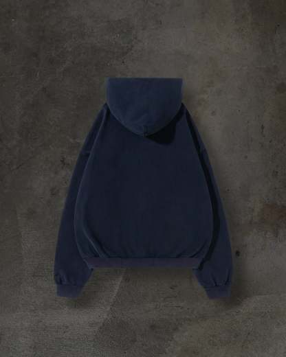 BLANK ZIPUP (NAVY)-IYAMIUIO