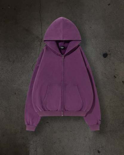 BLANK ZIPUP (PURPLE)-IYAMIUIO