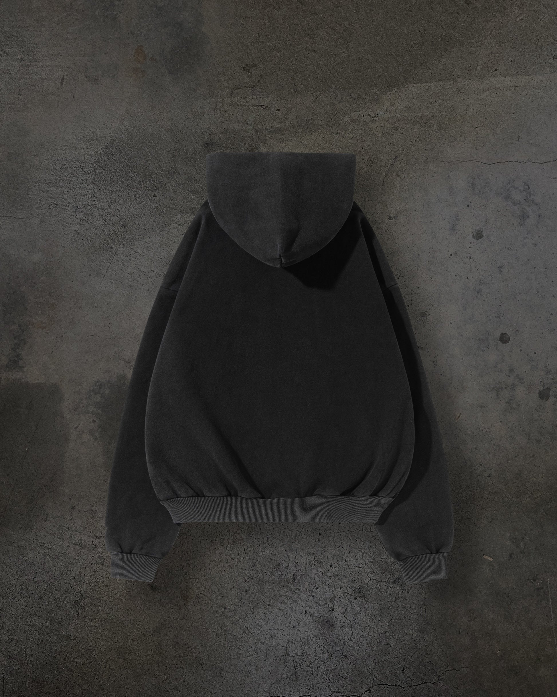 BLANK ZIPUP (COAL)-IYAMIUIO