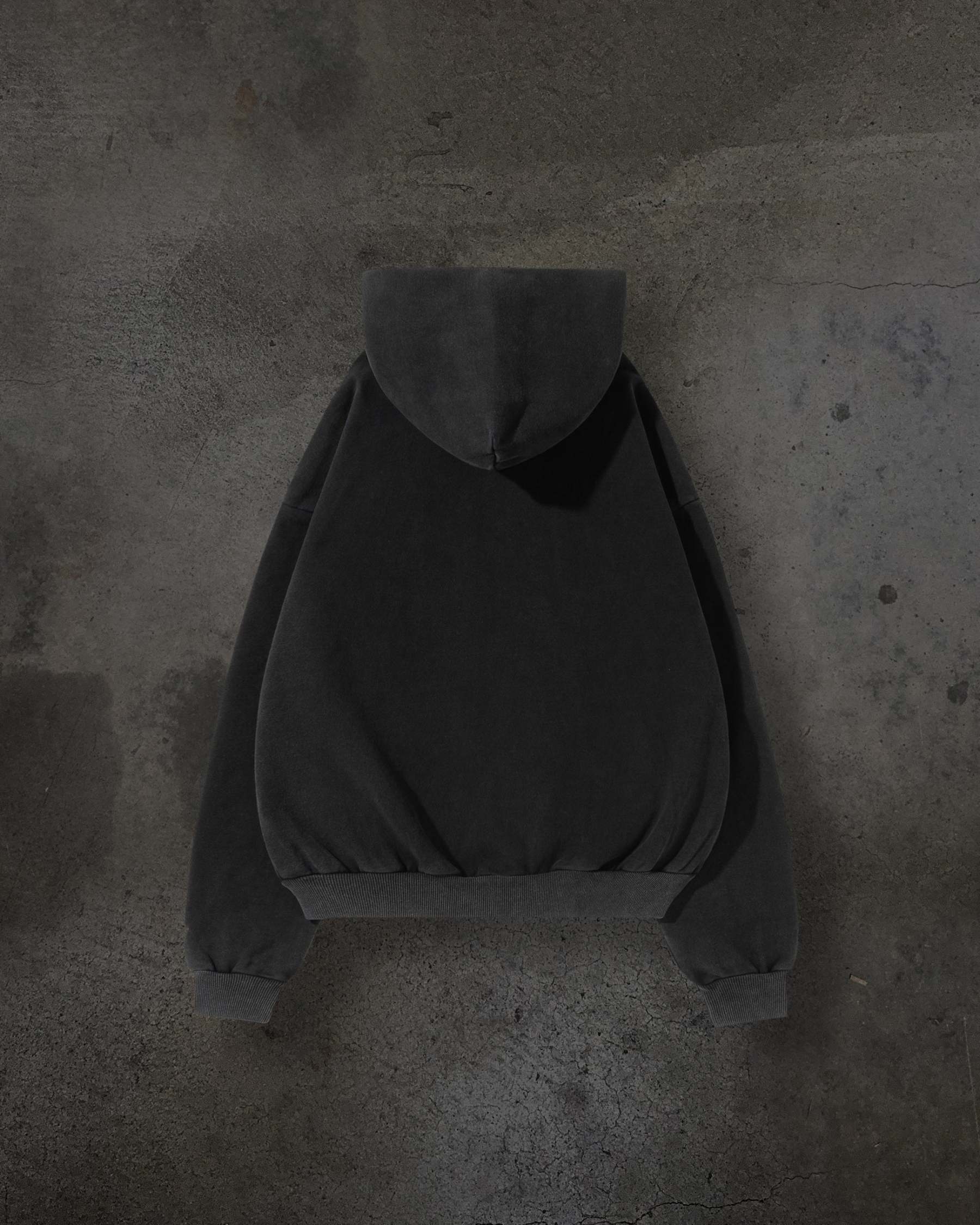 BLANK ZIPUP (COAL)-IYAMIUIO