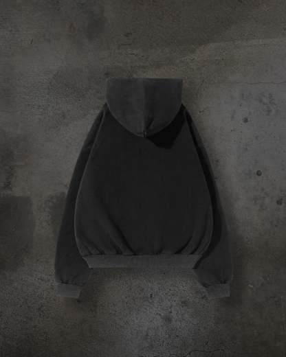 BLANK ZIPUP (COAL)-IYAMIUIO