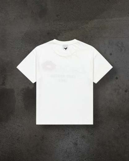 LOVELETTER DISTRESSED TEE (BONE)-IYAMIUIO
