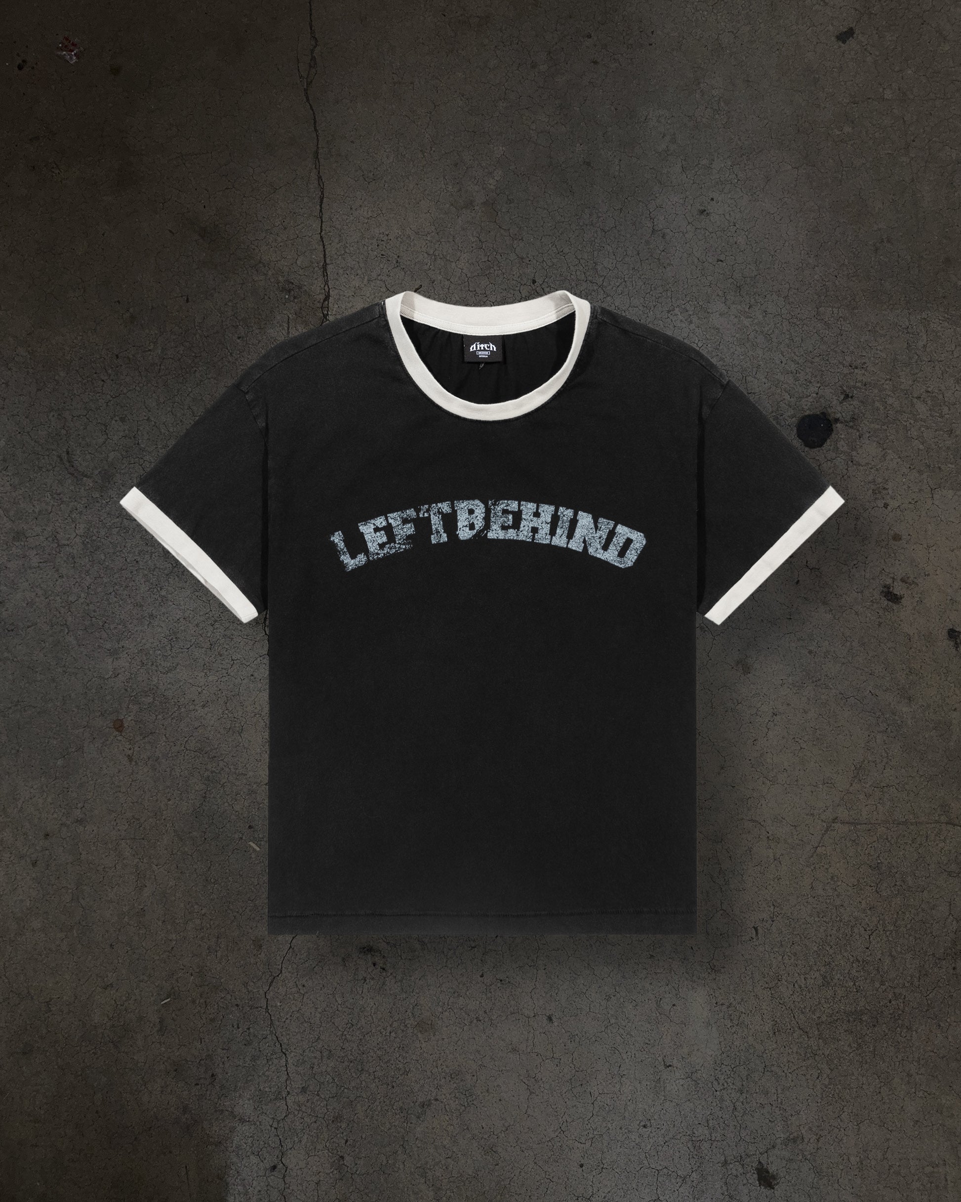 COLLEGE RINGER TEE (COAL)-IYAMIUIO