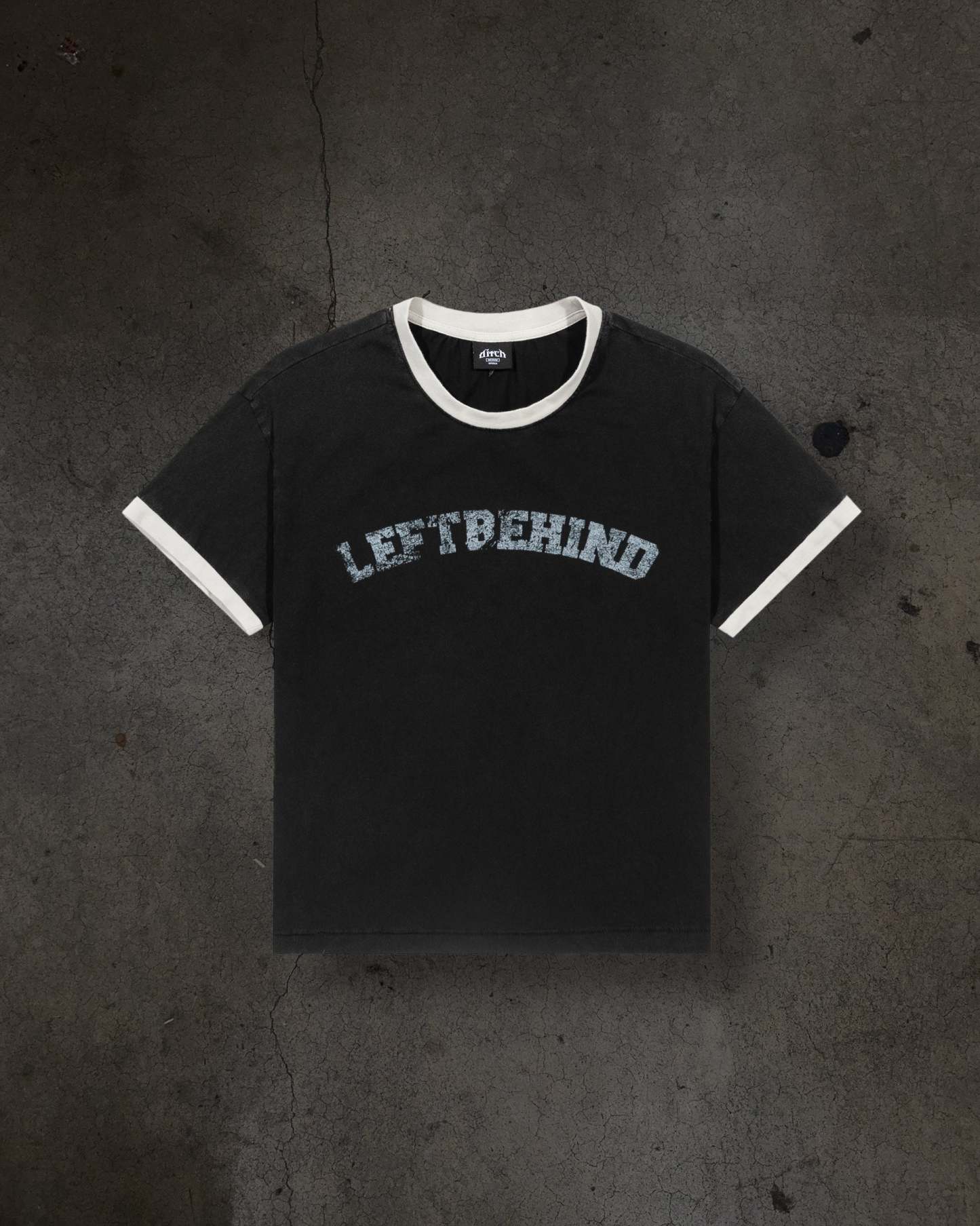 COLLEGE RINGER TEE (COAL)-IYAMIUIO