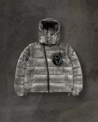 CORVIDITCH WASHED PUFFER (GREY)-IYAMIUIO