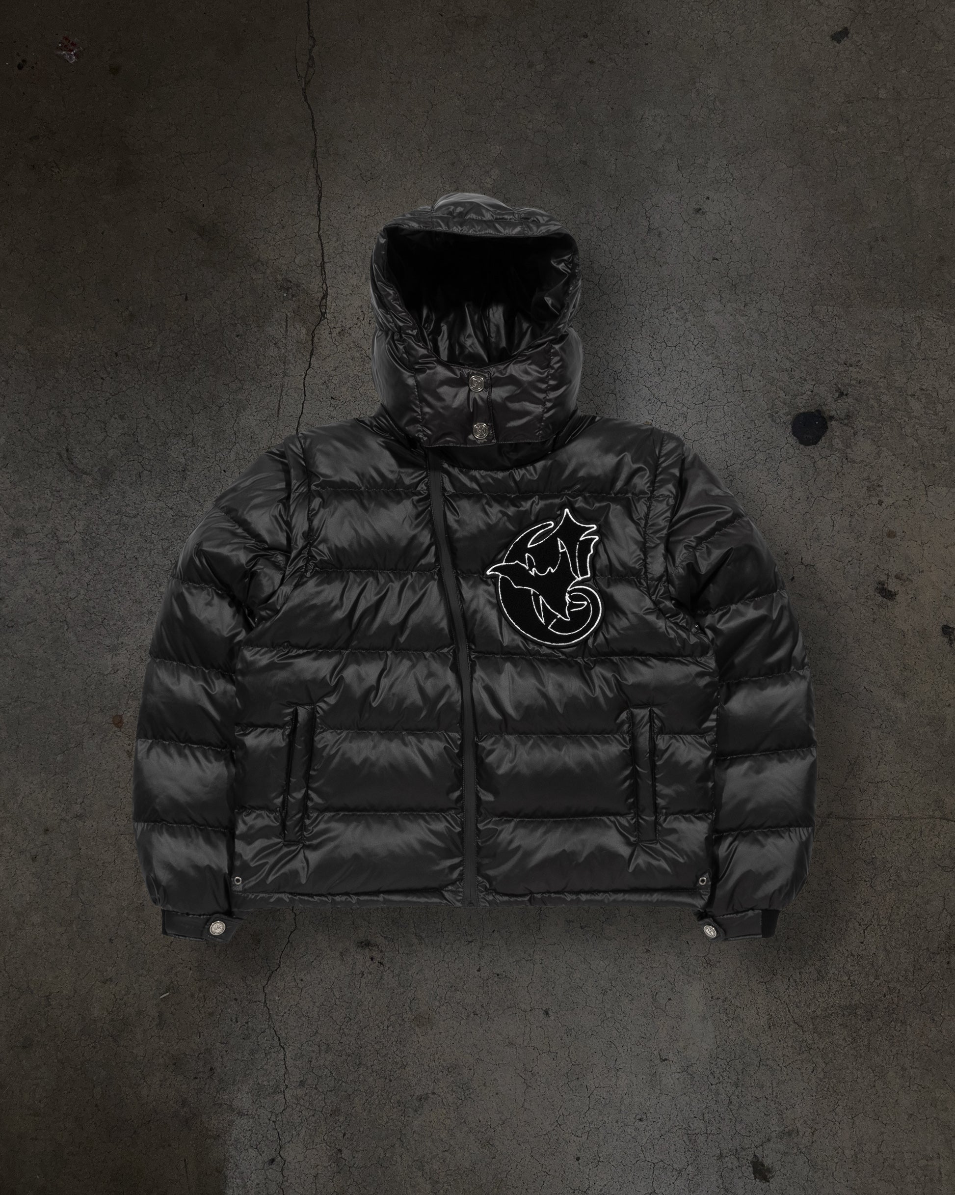 CORVIDITCH SHINY PUFFER (NOIR)-IYAMIUIO