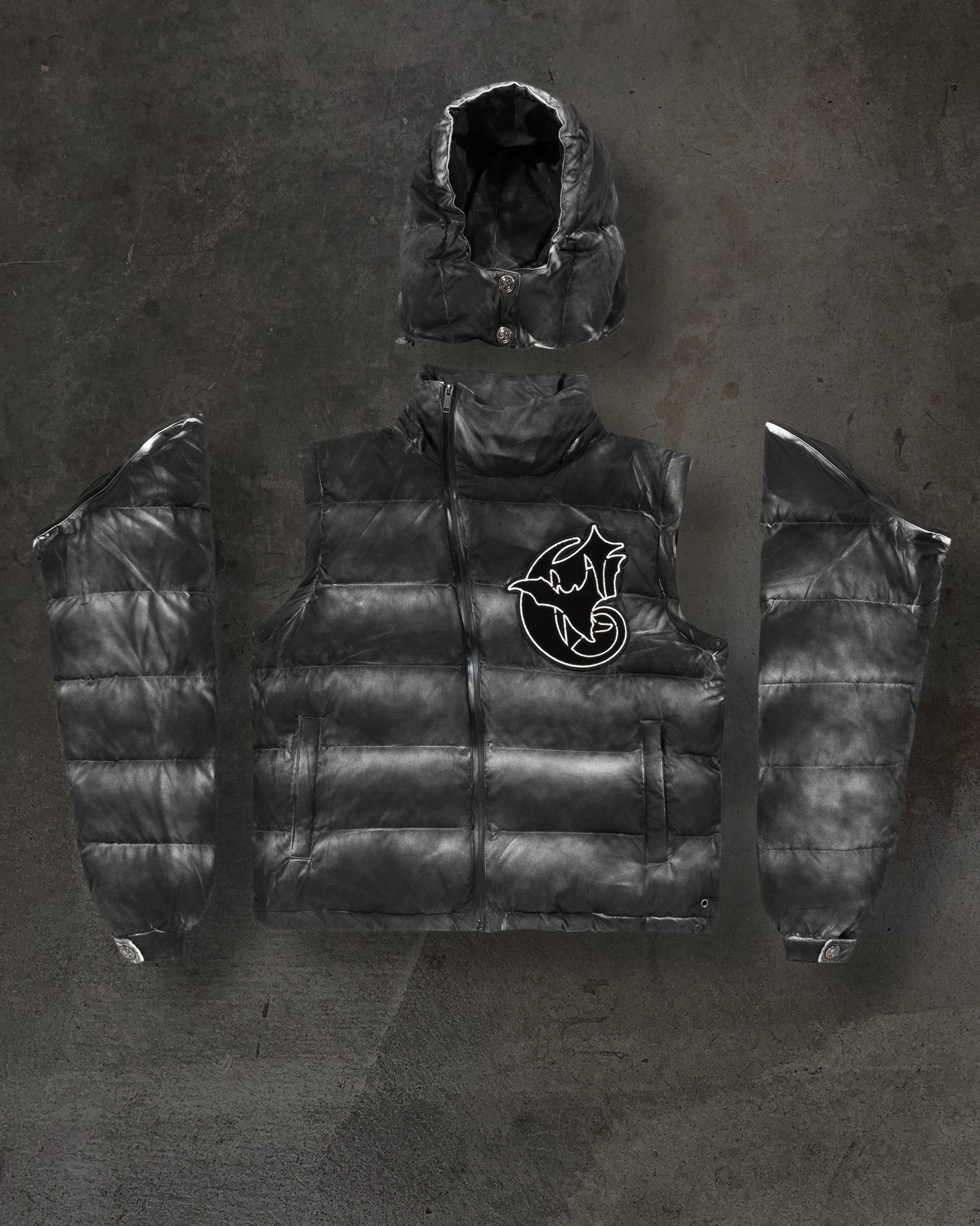 CORVIDITCH WASHED PUFFER (COAL)-IYAMIUIO