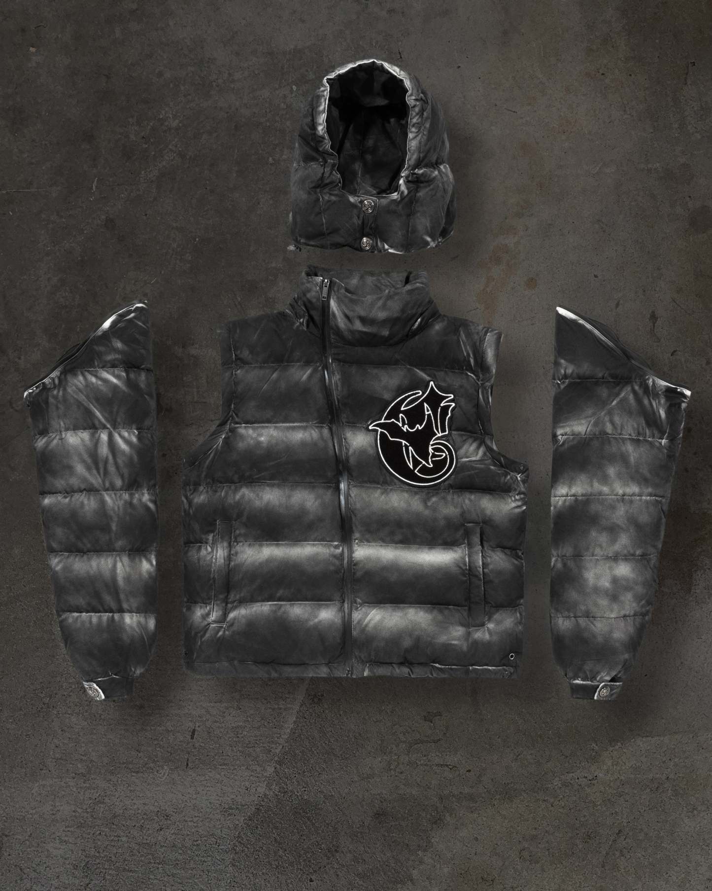 CORVIDITCH WASHED PUFFER (COAL)-IYAMIUIO