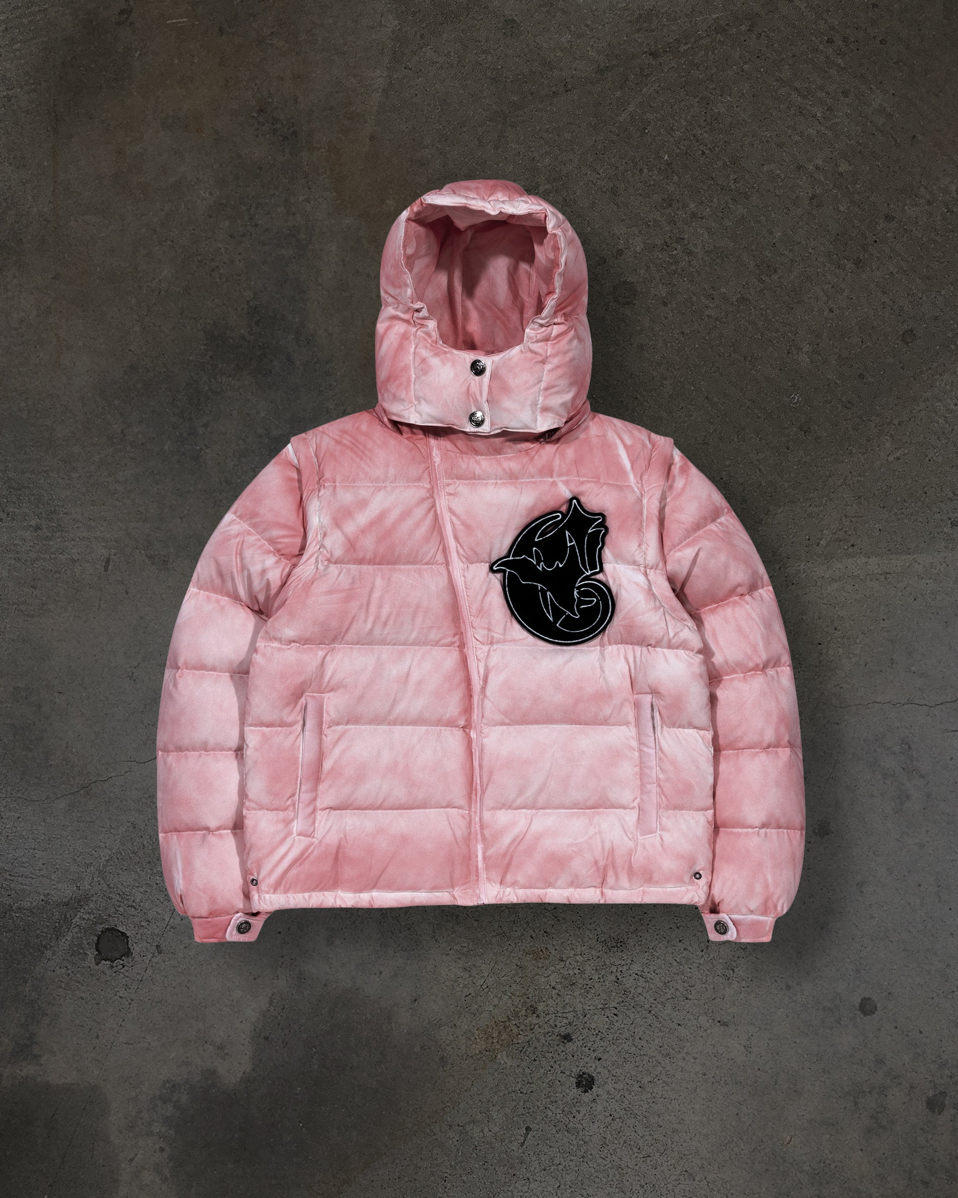 CORVIDITCH WASHED PUFFER (PINK)-IYAMIUIO