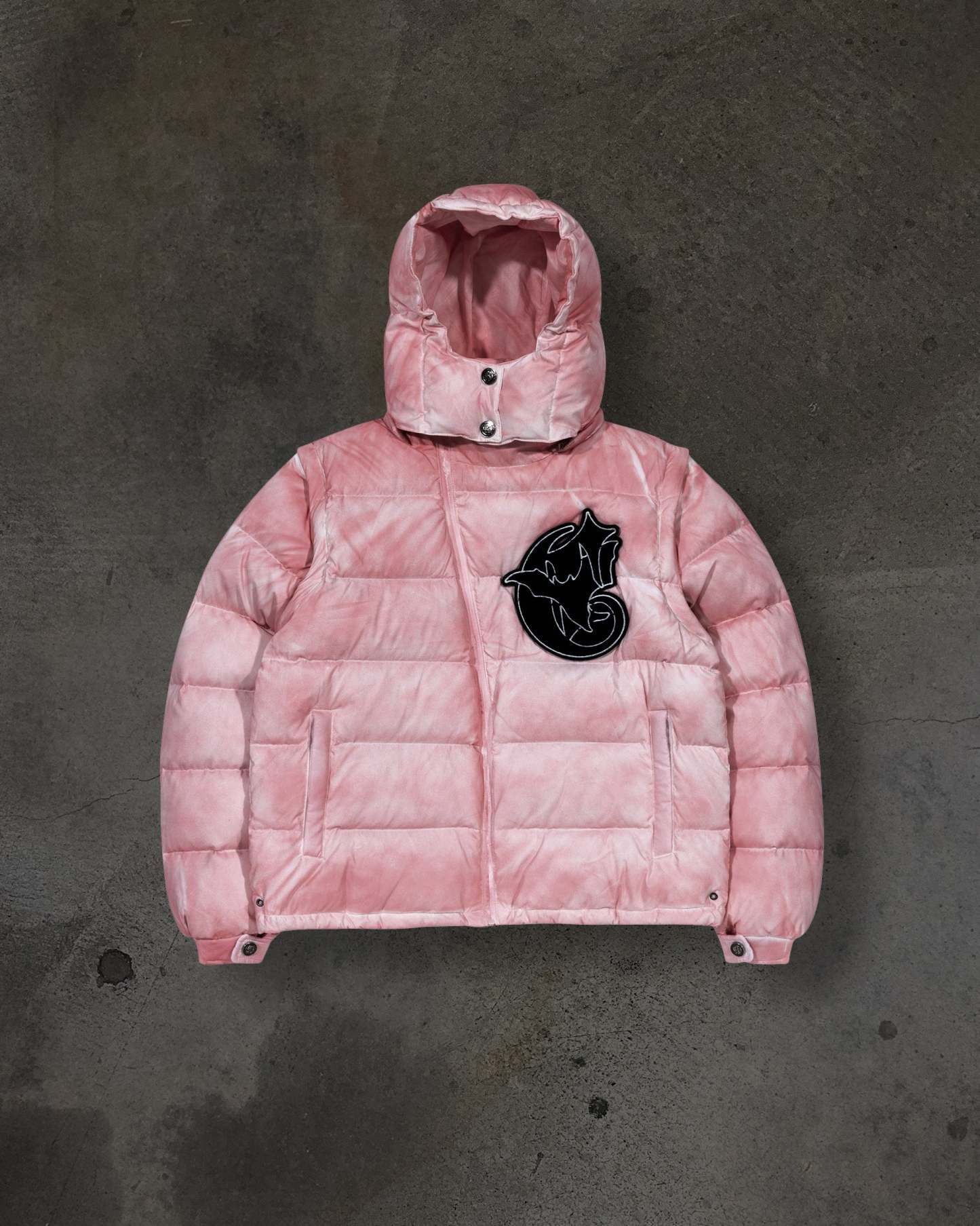 CORVIDITCH WASHED PUFFER (PINK)-IYAMIUIO