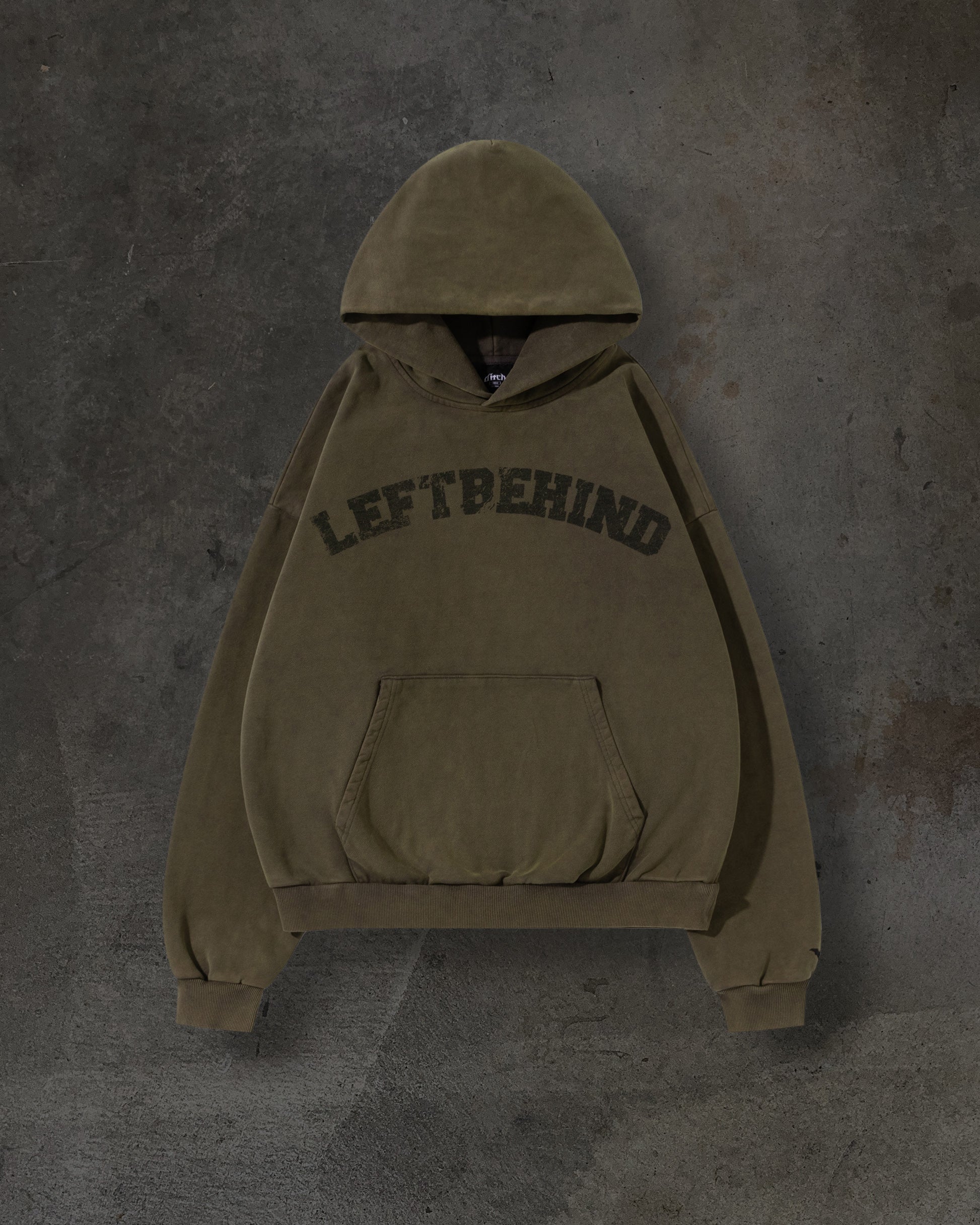 LEFTBEHIND COLLEGE PULLOVER (ASH)-IYAMIUIO