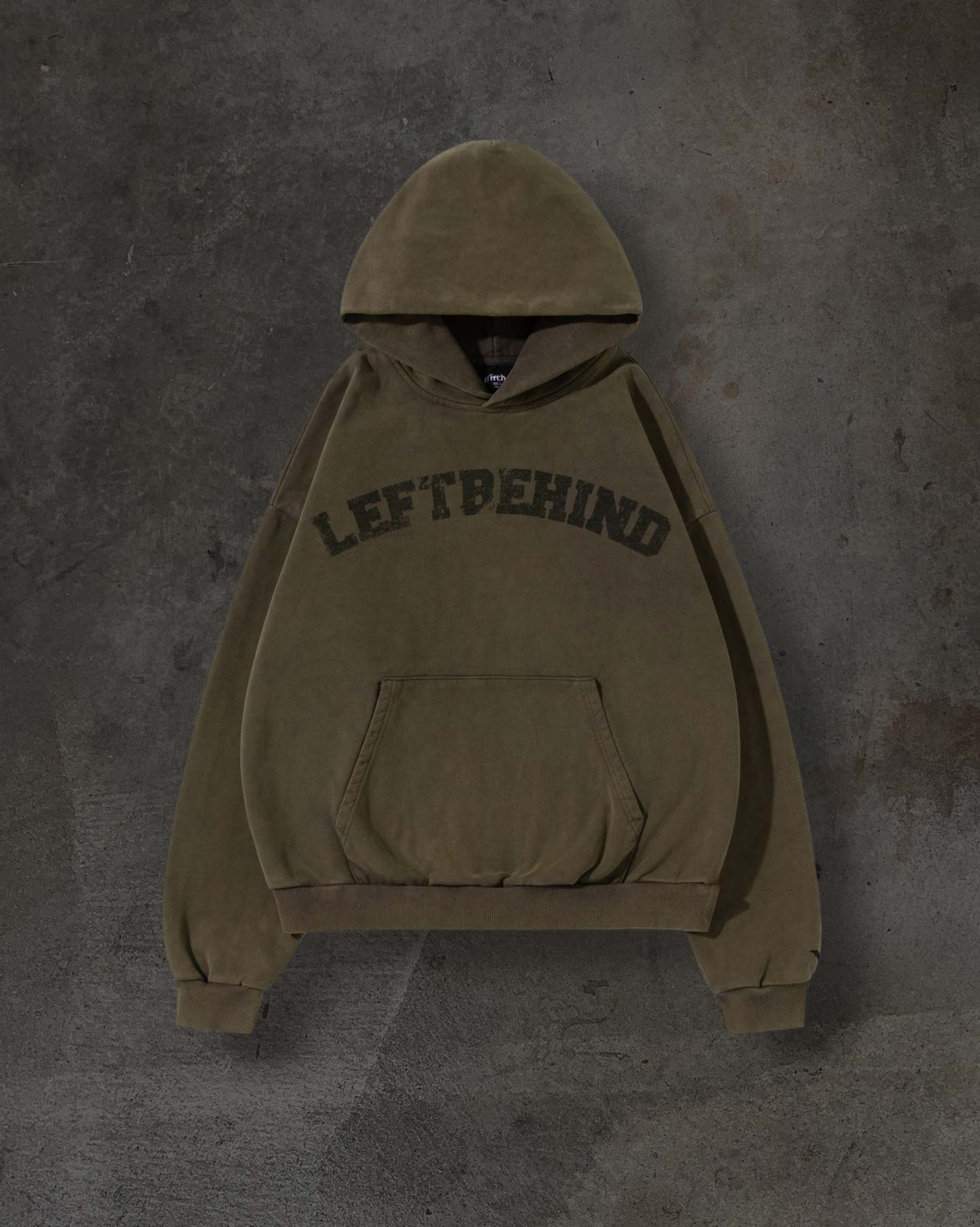 LEFTBEHIND COLLEGE PULLOVER (ASH)-IYAMIUIO