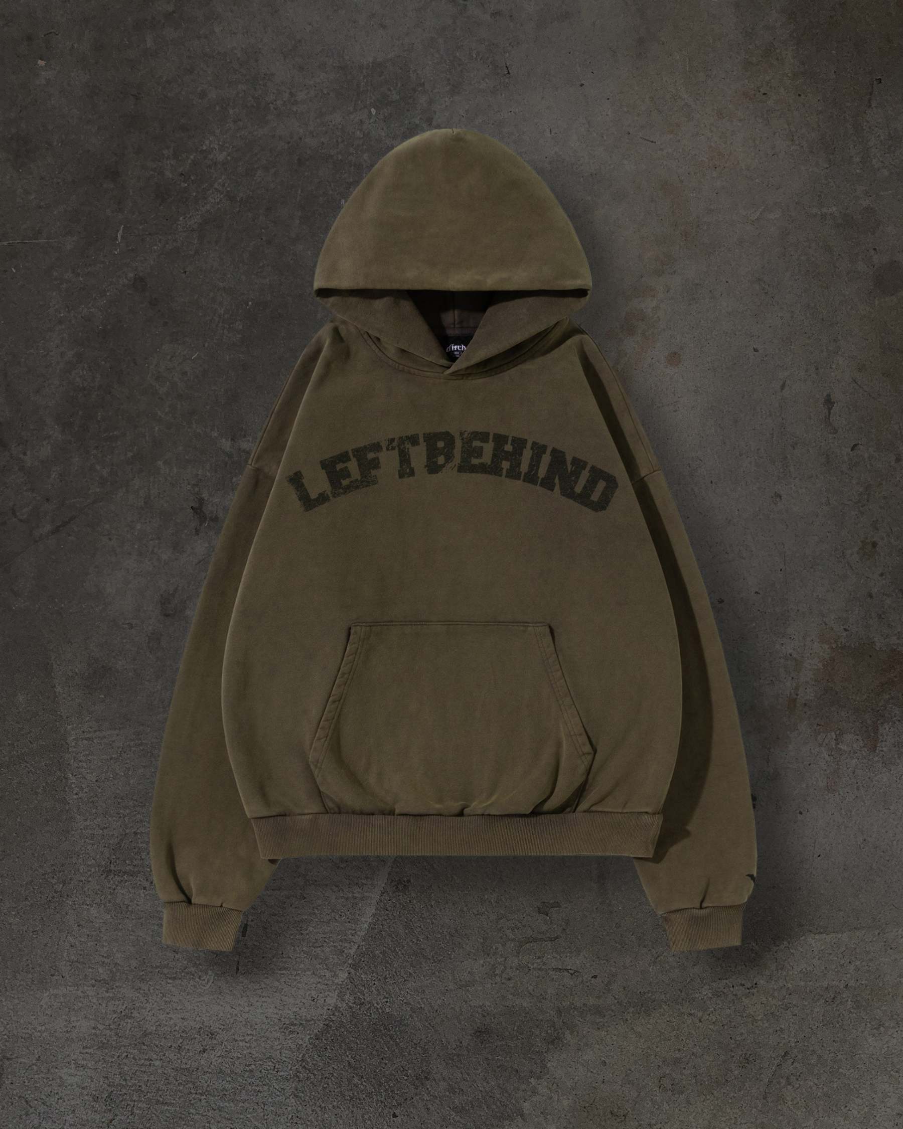 LEFTBEHIND COLLEGE PULLOVER (ASH)-IYAMIUIO