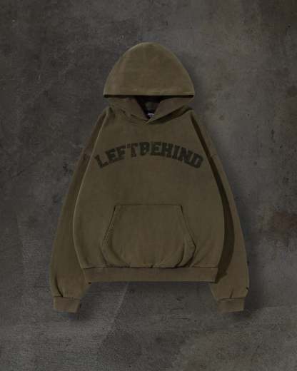 LEFTBEHIND COLLEGE PULLOVER (ASH)-IYAMIUIO