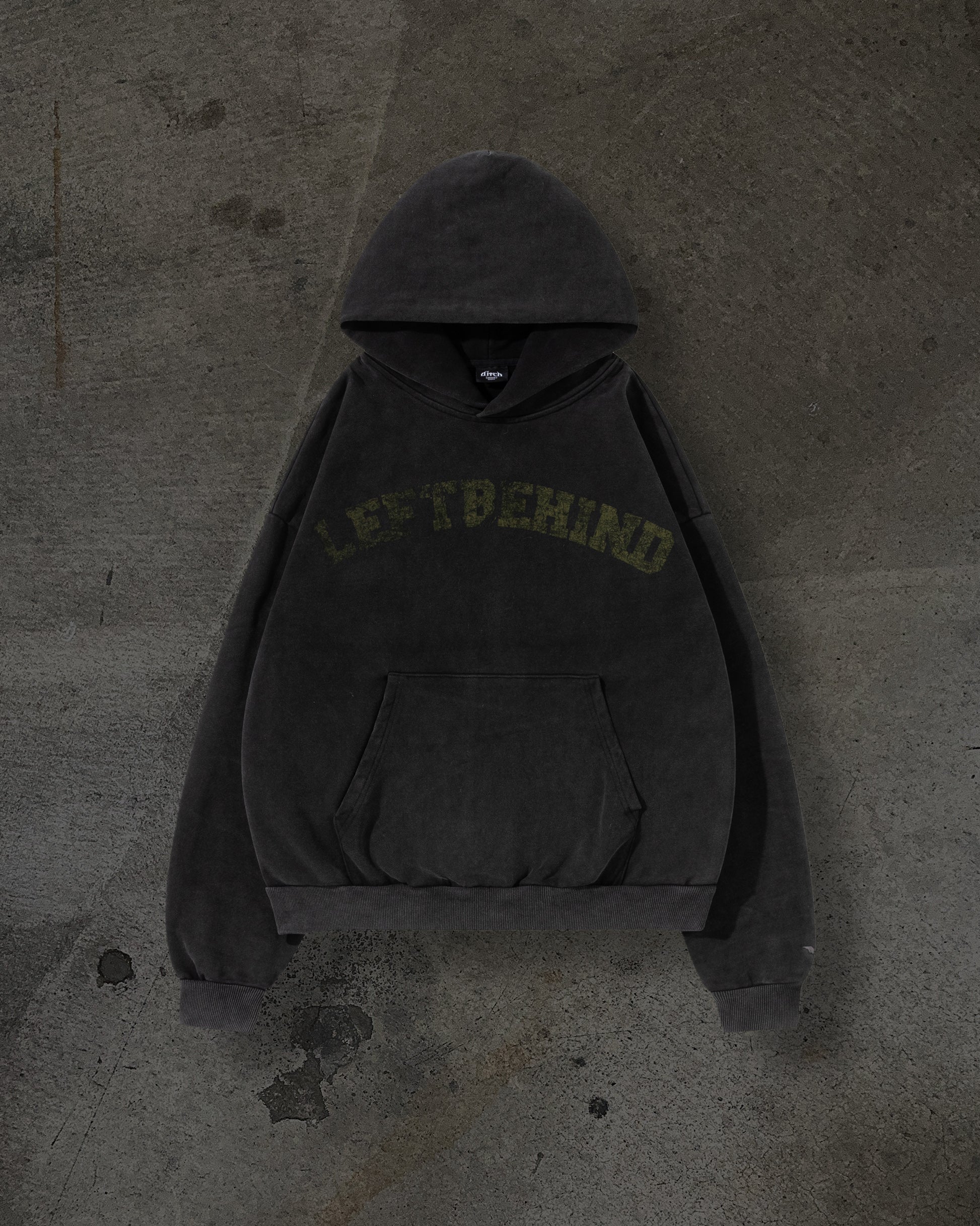 LEFTBEHIND COLLEGE PULLOVER (COAL)-IYAMIUIO