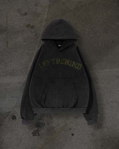 LEFTBEHIND COLLEGE PULLOVER (COAL)-IYAMIUIO