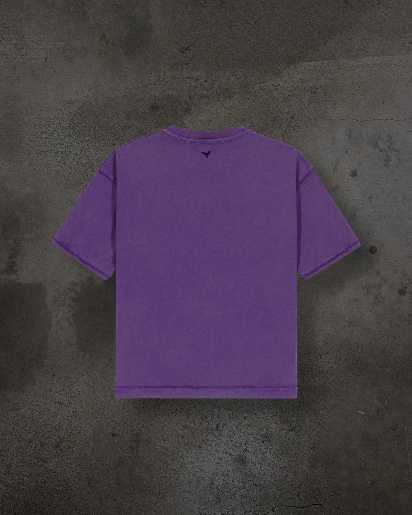 HEAVY BLANK TEE (PURPLE)-IYAMIUIO