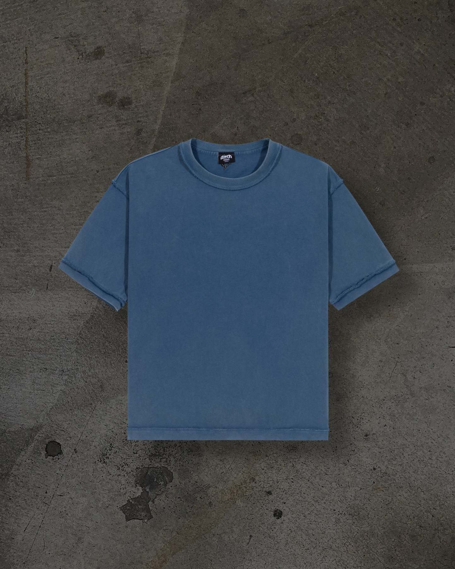 HEAVY BLANK TEE (RAIN)-IYAMIUIO